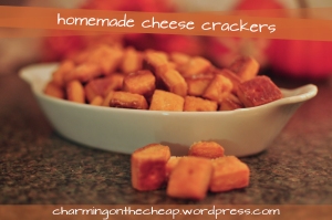 homemade cheese-its! 