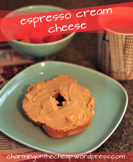 Coffee Infused Cream Cheese
